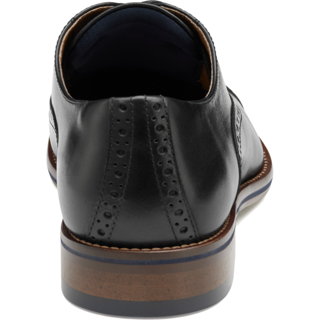 Johnston & Murphy Men's Conard 2.0 Cap Toe Dress Shoe Black Full Grain 20-3445