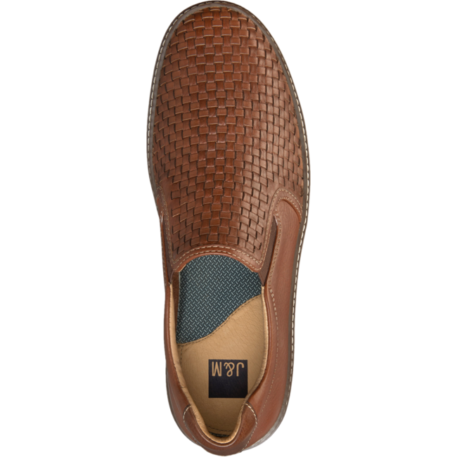 Johnston &amp; Murphy Men's McGuffey Woven Slip On Shoe