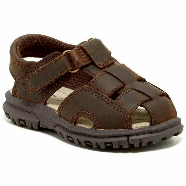 Stride Rite (Infant) Angler Fisherman Sandal Brown STRIDE RITE FOOTWEAR Roderer Shoe Center