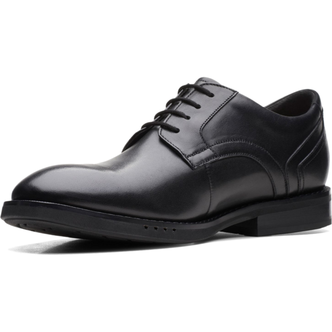 Shops clarks black formal shoes