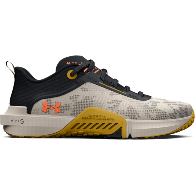 Under Armour Men's TriBase Reign Vital Training Shoes FOG/YELLOW/ORANGE 3025568-103