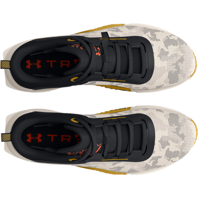 Under Armour Men's TriBase Reign Vital Training Shoes FOG/YELLOW/ORANGE 3025568-103