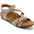 Taos Women's Trulie Sandal Comfort Cork Footbed Stone Leather TAOS FOOTWEAR Roderer Shoe Center