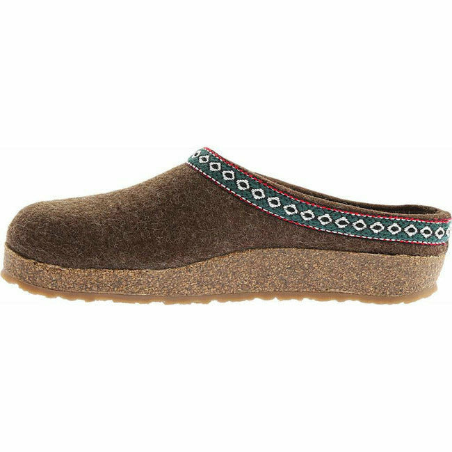 Haflinger Unisex Classic Grizzly Clog Chocolate 711001-552