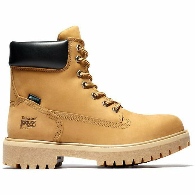 Timberland PRO Men's 6" Direct Attach Soft Toe Waterproof Work Boots TIMBERLAND FOOTWEAR Roderer Shoe Center