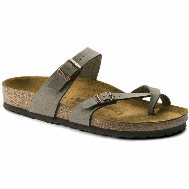 Birkenstock Mayari Stone Birko Flor Sandals Regular BIRKENSTOCK FOOTWEAR Roderer Shoe Center