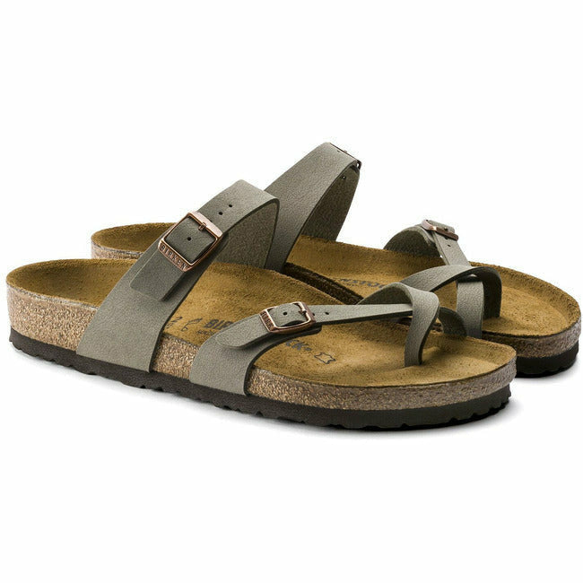 Birkenstock Mayari Stone Birko Flor Sandals Regular BIRKENSTOCK FOOTWEAR Roderer Shoe Center