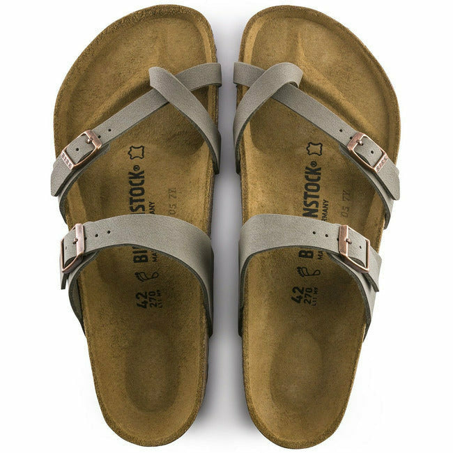 Birkenstock Mayari Stone Birko Flor Sandals Regular BIRKENSTOCK FOOTWEAR Roderer Shoe Center