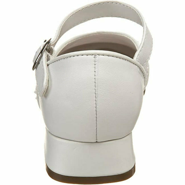 Stride Rite Girls Vanessa Maryjane White Dress Shoe (Toddler) STRIDE RITE FOOTWEAR Roderer Shoe Center