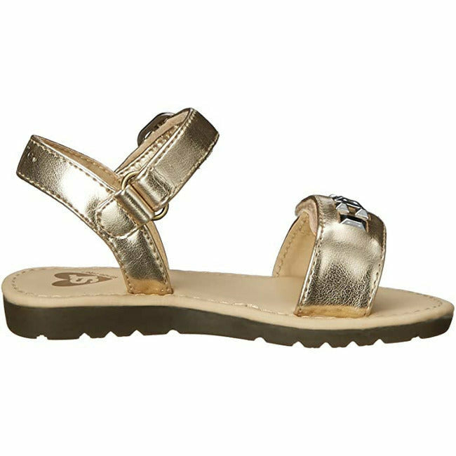 Stride Rite Girls Laverne Flexible Sandal (Infant) Gold STRIDE RITE FOOTWEAR Roderer Shoe Center