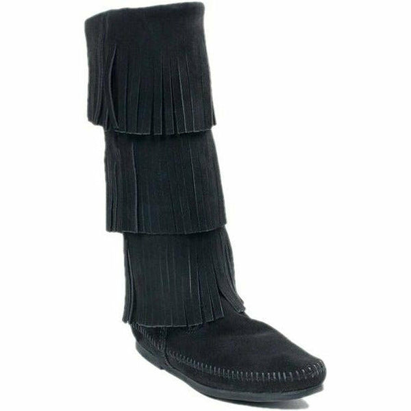 Bottines Minnetonka Concho Feather - Taille 36, Cuir Nubuck Marron - Comme Neuves, Portées 3 Fois