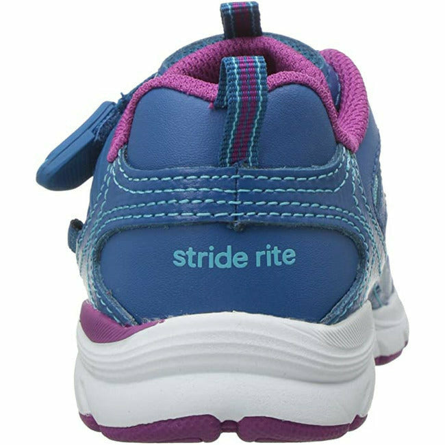 Stride Rite M2P Cannan Machine Washable Sneaker (Toddler) Blue STRIDE RITE FOOTWEAR Roderer Shoe Center