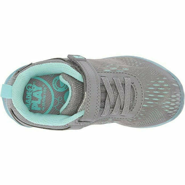 Stride Rite Lighted Neo Machine Washable Sneaker (Toddler) Gray STRIDE RITE FOOTWEAR Roderer Shoe Center