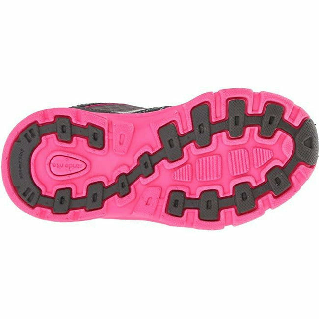 Stride Right Lights AC Light Up Sneaker (Toddler) Gray/Pink STRIDE RITE FOOTWEAR Roderer Shoe Center
