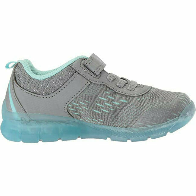 Stride Rite Lighted Neo Machine Washable Sneaker (Toddler) Gray STRIDE RITE FOOTWEAR Roderer Shoe Center
