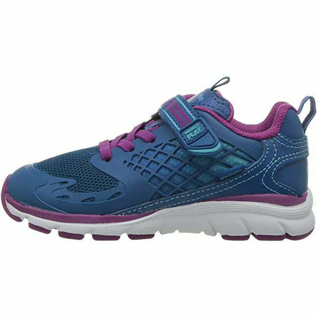 Stride Rite M2P Cannan Machine Washable Sneaker (Toddler) Blue STRIDE RITE FOOTWEAR Roderer Shoe Center