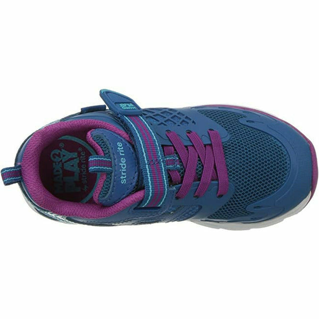 Stride Rite M2P Cannan Machine Washable Sneaker (Toddler) Blue STRIDE RITE FOOTWEAR Roderer Shoe Center