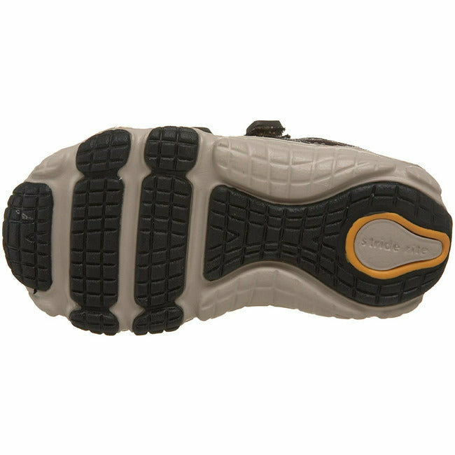 Stride Rite NMS Ty (Infant) Adjustable Hook &amp; Loop Dark Brown/Taupe STRIDE RITE FOOTWEAR Roderer Shoe Center