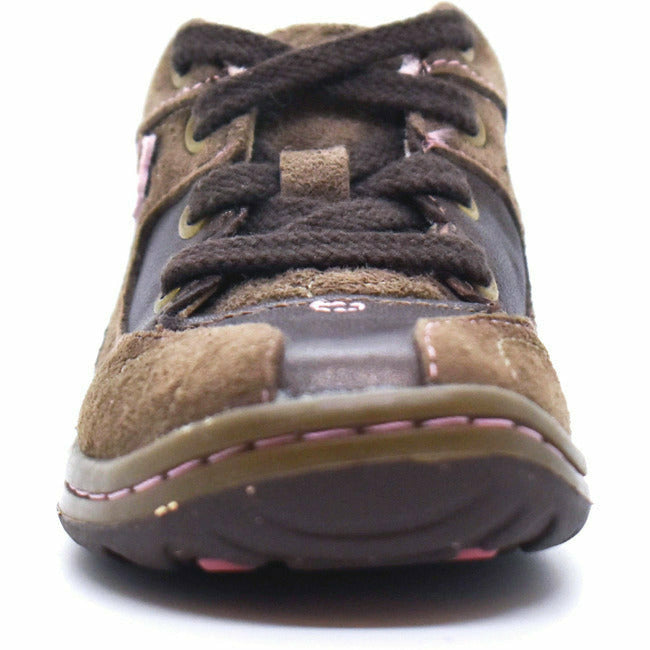 Stride Rite Noelle (Infant) Lace Up Espresso/ Brown Leather Suede STRIDE RITE FOOTWEAR Roderer Shoe Center