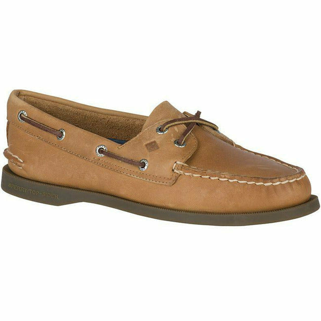 Sperry Authentic Original A/O 2 Eye Women's Boat Shoe Sahara Leather SPERRY FOOTWEAR Roderer Shoe Center