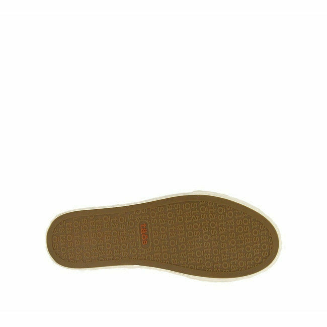 Taos Women's Plim Soul Canvas Sneaker Metatarsal Support in White TAOS FOOTWEAR Roderer Shoe Center