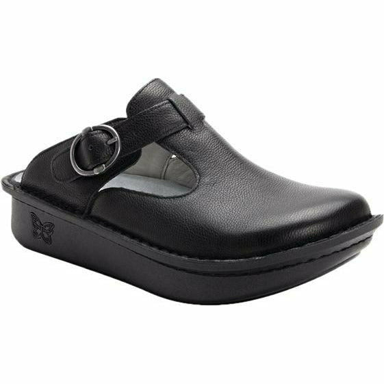 Alegria Women's Classic Clog Black Stain Resistant Leather  ALEGRIA FOOTWEAR Roderer Shoe Center