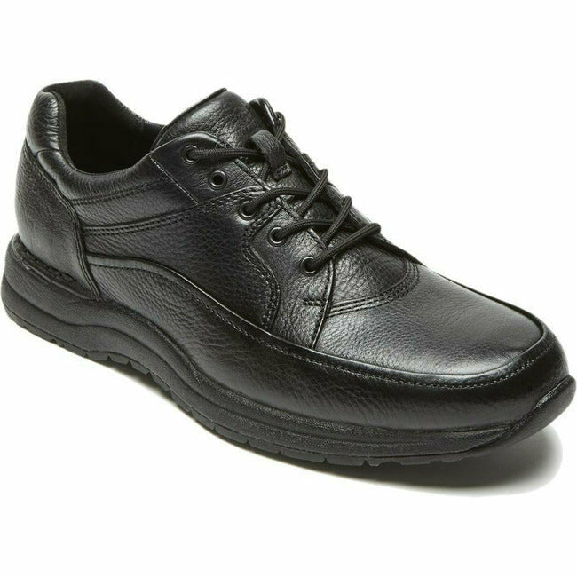 Rockport Men's Edge Hill II Casual Lace Walking Shoe Black Leather ROCKPORT FOOTWEAR Roderer Shoe Center