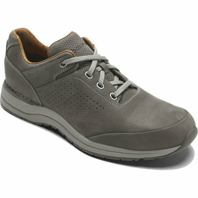 Rockport Men's Edge Hill II Comfort Casual Lace Up Breen Nubuck ROCKPORT FOOTWEAR Roderer Shoe Center