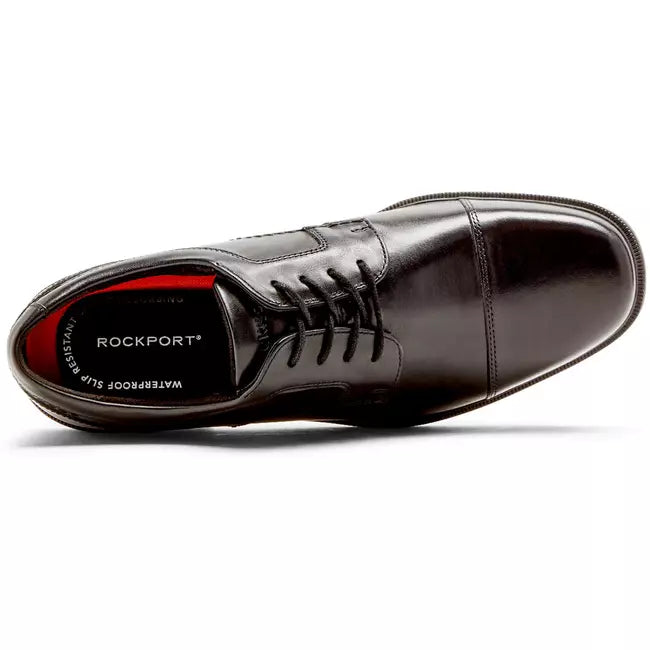 Rockport Men&#39;s Taylor Waterproof Cap Toe Dress Shoe