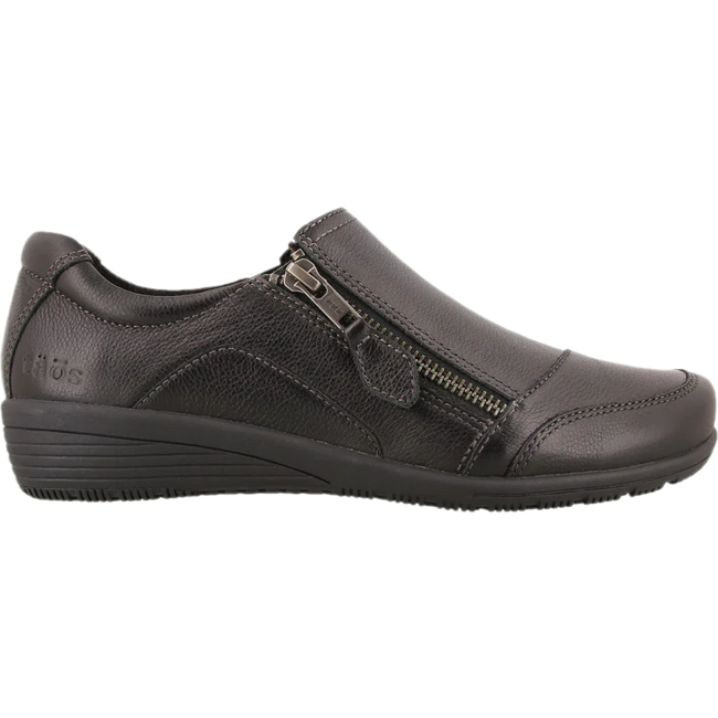 Taos Women's Character Flat Casual Slip On Shoe Black  TAOS  Roderer Shoe Center