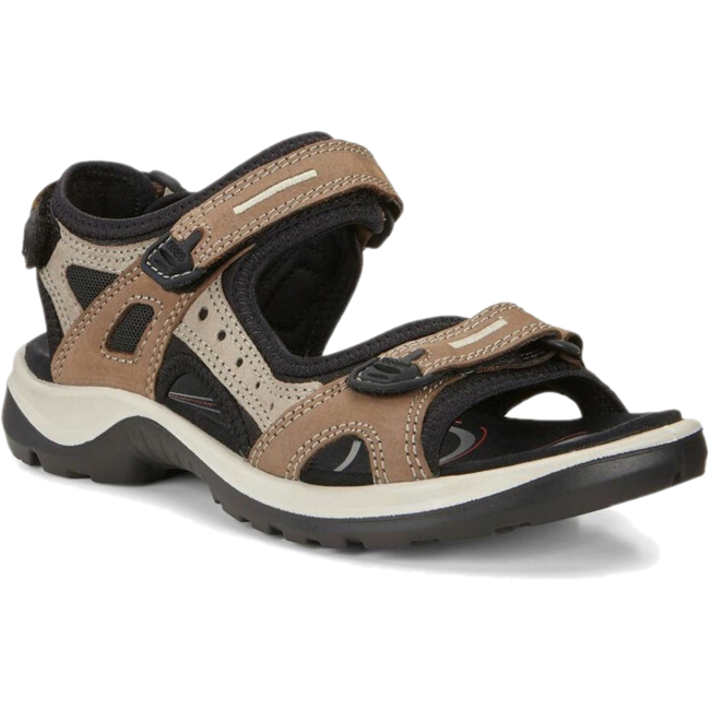 ECCO Women's Yucatan Cushioned Walking Sandal Nubuck Leather ECCO FOOTWEAR Roderer Shoe Center