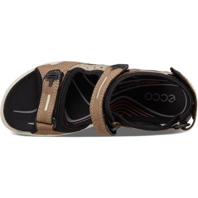 ECCO Women's Yucatan Cushioned Walking Sandal Nubuck Leather ECCO FOOTWEAR Roderer Shoe Center