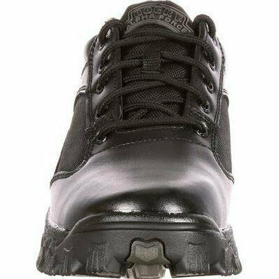 Rocky Men's AlphaForce Waterproof Work Shoe Oil &amp; Slip Resistant Black ROCKY BRANDS FOOTWEAR Roderer Shoe Center