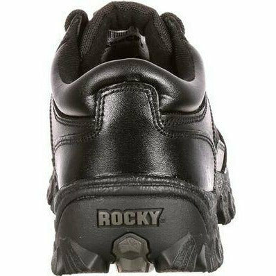 Rocky Men's AlphaForce Waterproof Work Shoe Oil &amp; Slip Resistant Black ROCKY BRANDS FOOTWEAR Roderer Shoe Center