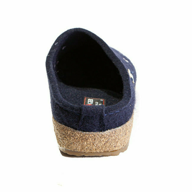 Haflinger Women&#39;s Stelline Clog Navy 741032-70