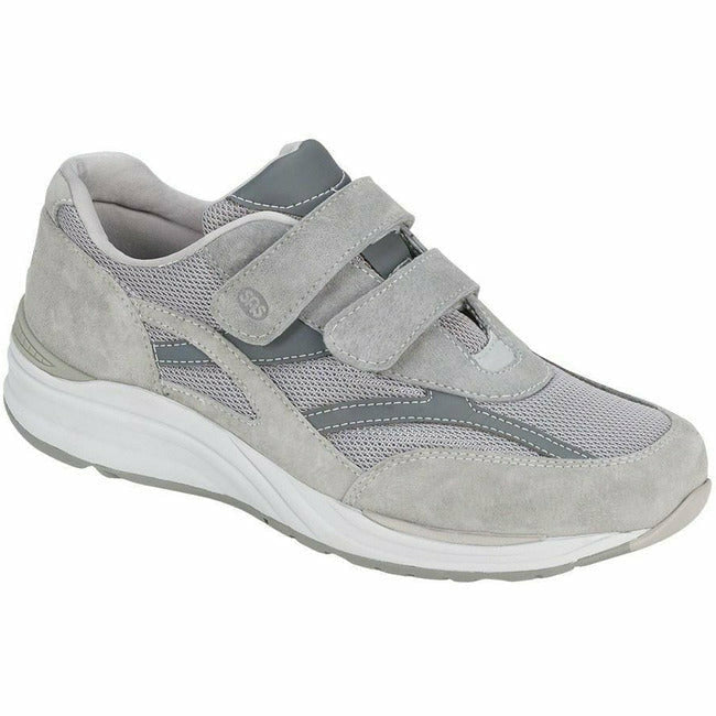 SAS Men's JV Mesh Gray Velcro Active Walking Sneaker SAS FOOTWEAR Roderer Shoe Center