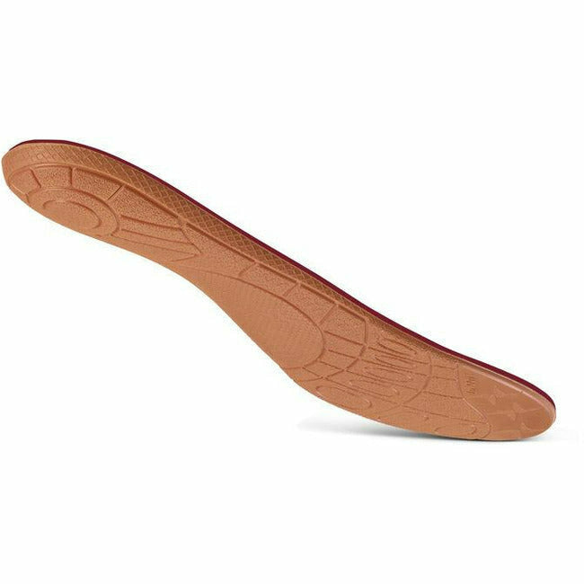 Angled view of Bottom of Aetrex L2305 Women&#39;s Premium Memory Foam Arch Support W/ Metatarsal Support
