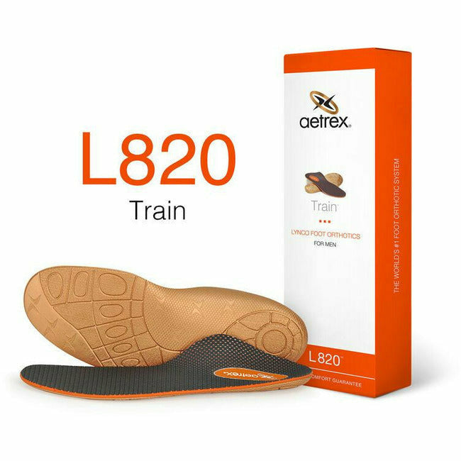 Box of Aetrex Men's L820 Training Orthotic Arch Support