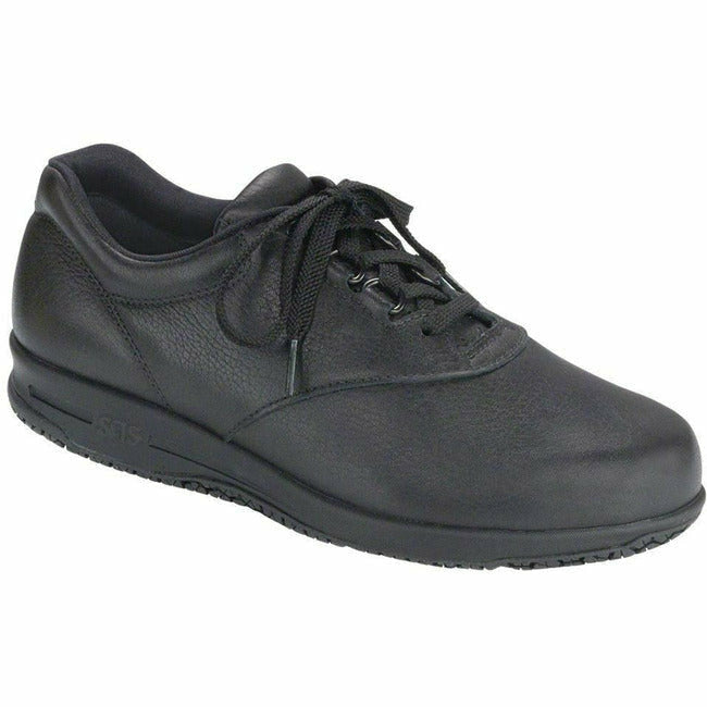 SAS Women's Liberty Non Slip Lace Up Oxford Shoe Black Leather  SAS FOOTWEAR Roderer Shoe Center