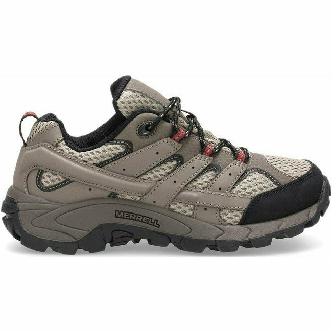 Merrell Kids Moab 2 Low Lace Up Hiker Shoe (Little KId/Youth) Brown MERRELL FOOTWEAR Roderer Shoe Center
