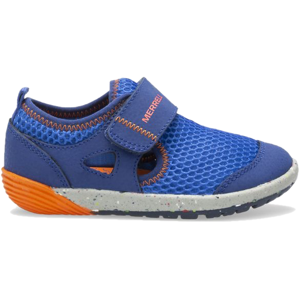 Merrell Kids Bare Steps H20 Flexible Sneaker (Infant/Toddler) Blue MERRELL FOOTWEAR Roderer Shoe Center