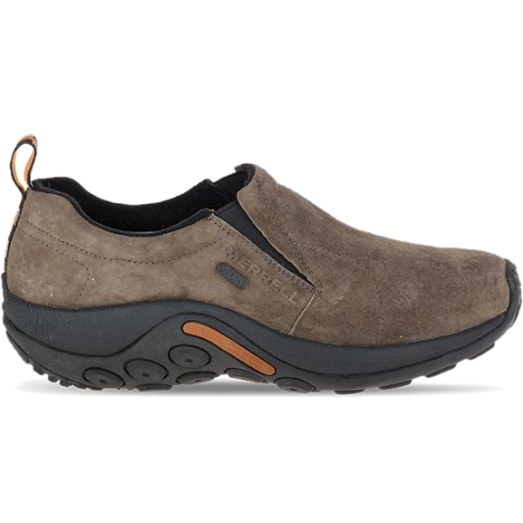 Merrell Men's Jungle Moc Waterproof Nubuck Slipon Gunsmoke MERRELL FOOTWEAR Roderer Shoe Center