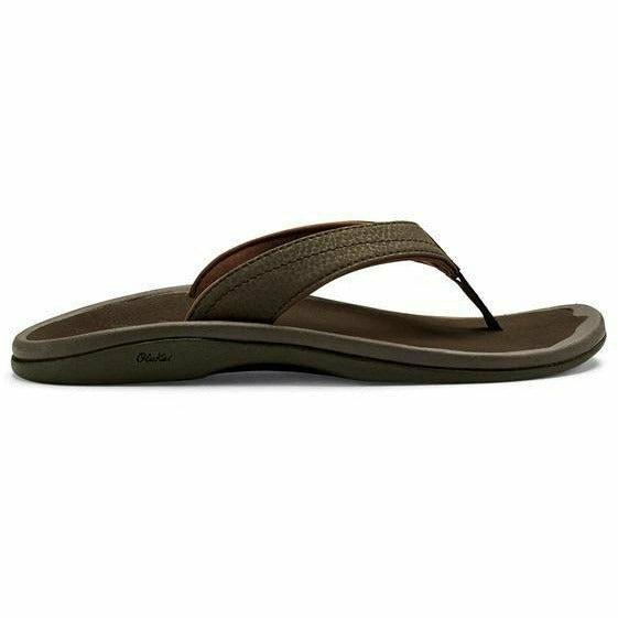 Olukai Women's Ohana Flip Flop Slip On Sandal Dark Java OLUKAI FOOTWEAR Roderer Shoe Center