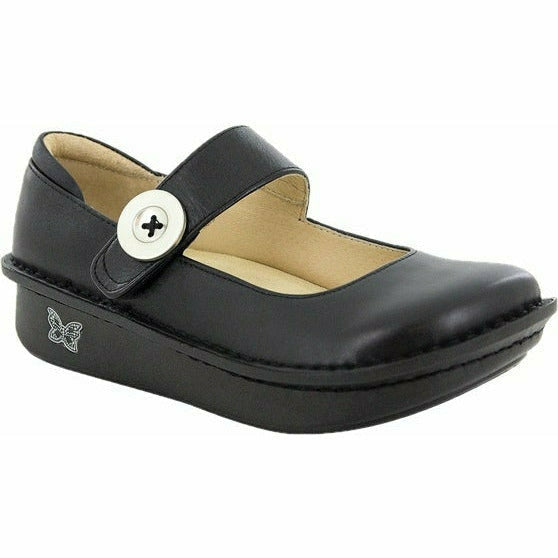 Alegria Women&#39;s Paloma Comfort &amp; Support Mary Jane Black Napa Leather ALEGRIA FOOTWEAR Roderer Shoe Center