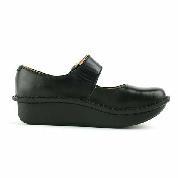 Alegria Women&#39;s Paloma Comfort &amp; Support Mary Jane Black Napa Leather ALEGRIA FOOTWEAR Roderer Shoe Center