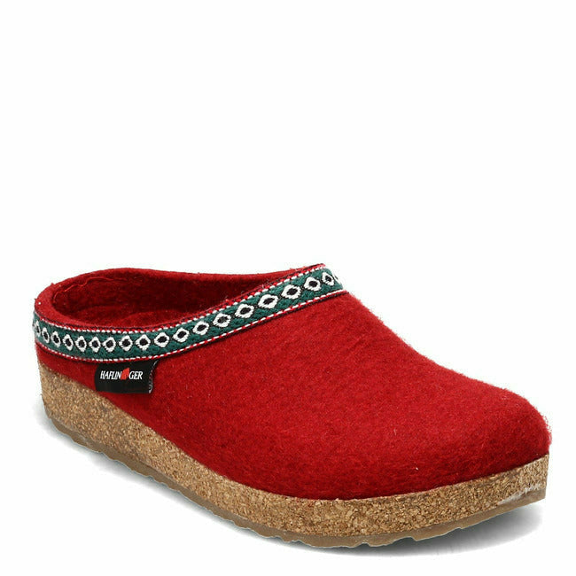 Haflinger Women&#39;s GZ Clog Chili Red 711001-42