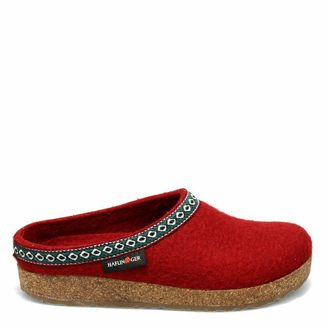 Haflinger Women&#39;s GZ Clog Chili Red 711001-42