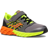 Grey/citron/orange
