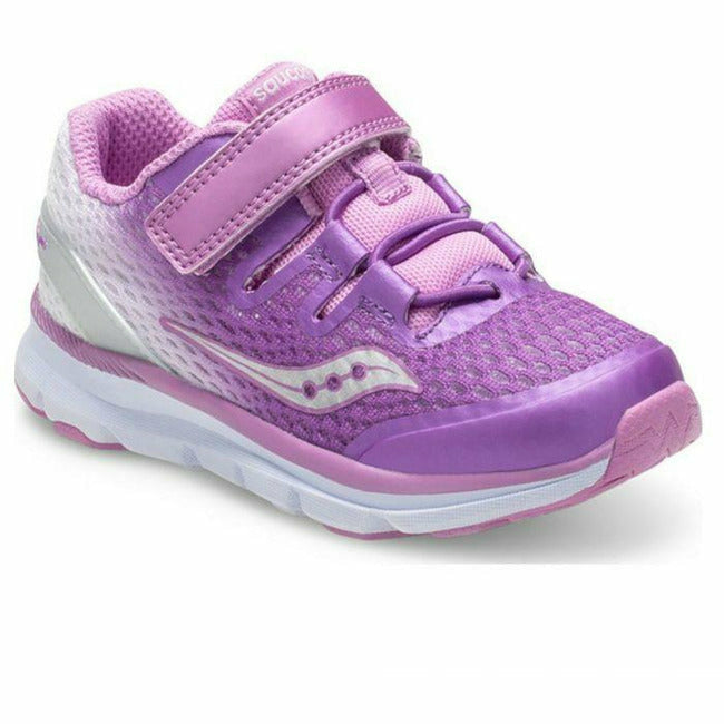 Saucony Baby Freedom ISO (Infant/Toddler) Sneaker Purple  SAUCONY FOOTWEAR Roderer Shoe Center