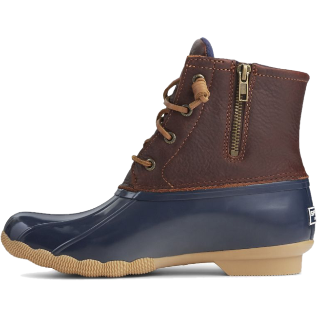 Sperry saltwater duck boots store taupe coral